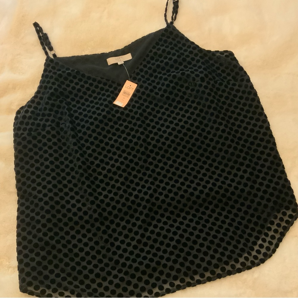 NWT LOFT BURNOUT VELVET CAMISOLE TANK TOP